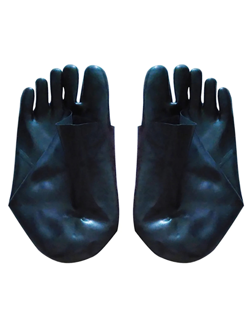 Latex Socks 0.6mm Plus Thickness Seamless Hosiery five Toes Sox Unisex Waterproof filming socks